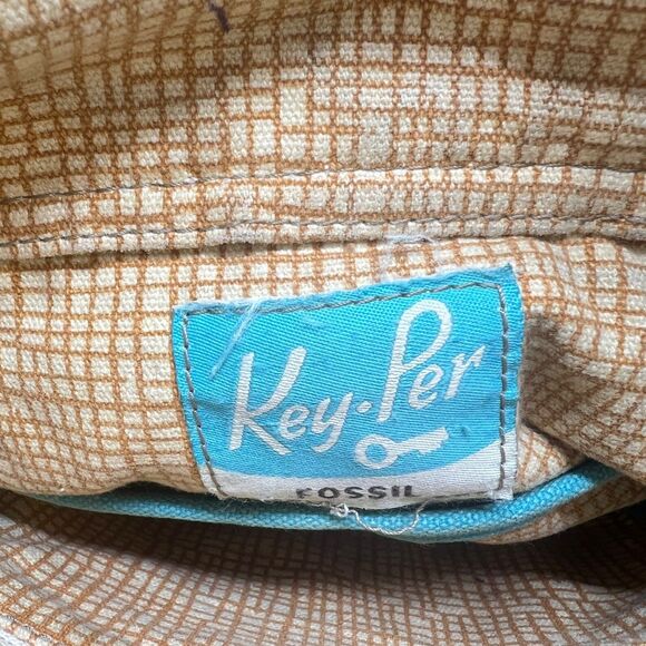 Fossil Key Per Coated Canvas Crossbody Shoulder Bag Floral Multicolor - Picture 10 of 13